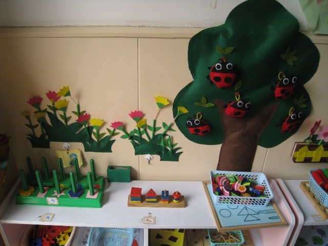 幼儿园益智区环境布置及玩具制作